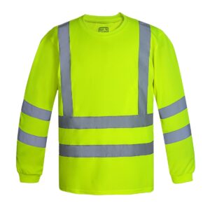 POLERA DRYFIT MANGA LARGA HOMBRE AMARILLO